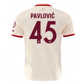 Billiga Bayern Munich Aleksandar Pavlovic #45 Tredjeställ 2024-25 Kortärmad